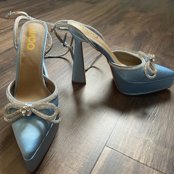 EGO Shoes Nwt Egos Blue Heels Poshmark